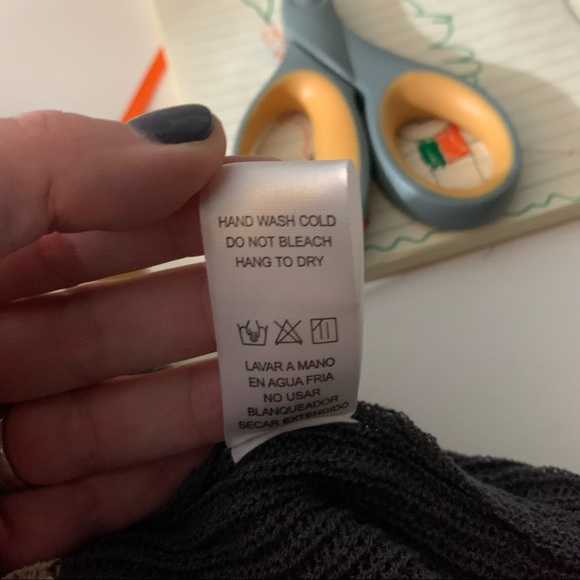 Doe & Rae | Gray & Beige Open Faced Cardigan | Sz S - Picture 15 of 15